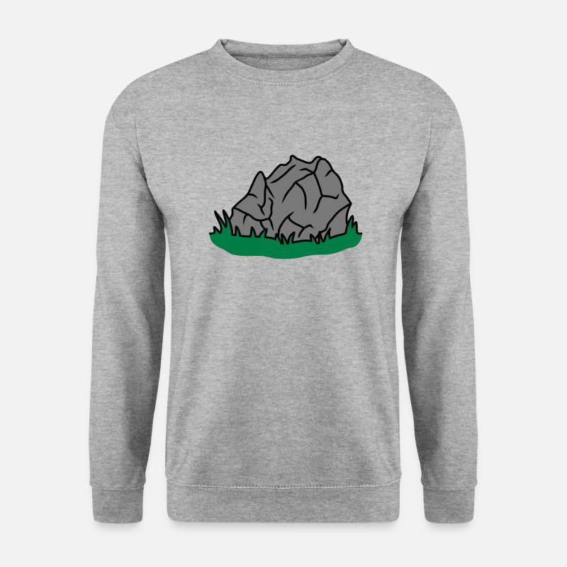 Stone - Unisex Pullover - Weißgrau meliert