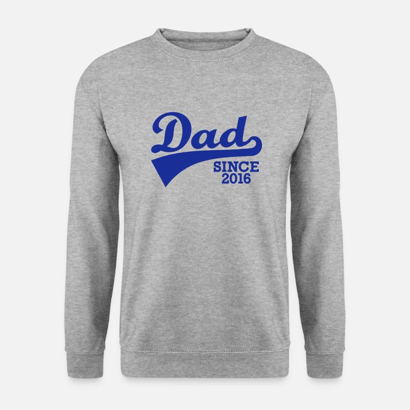 Dad 2016 - Unisex Pullover - Weißgrau meliert