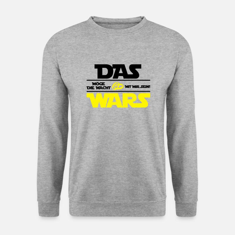 das_wars_02 - Unisex Pullover - Weißgrau meliert