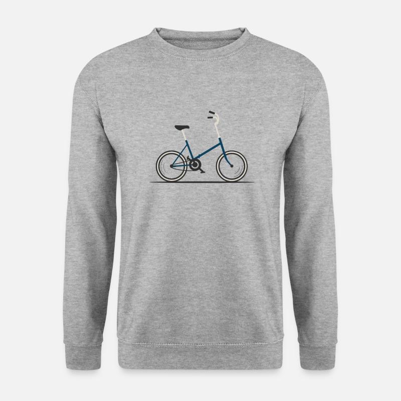 folding bicycle - Unisex Sweatshirt - salt & pepper