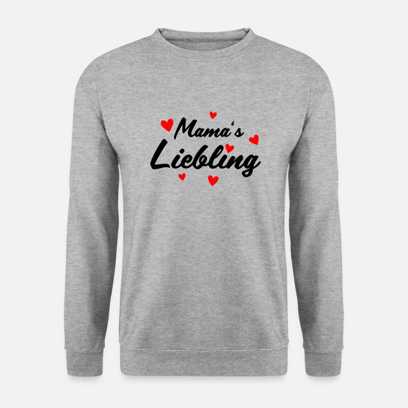 Mamas Liebling - Unisex Pullover - Weißgrau meliert