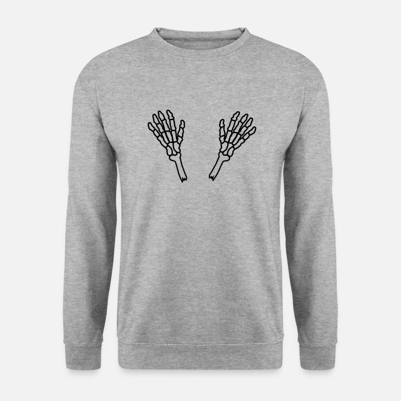 Skeleton Hands 2 Arms - Unisex Sweatshirt - salt & pepper
