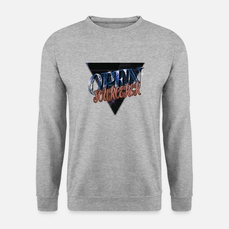 jokes computers computer science birthday - Unisex Pullover - Weißgrau meliert