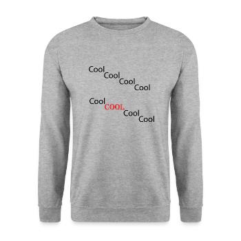 Cool n ° 1 - Sweat-shirt Unisexe - gris chiné - Devant - Alina (178cm) & Michal (187cm)