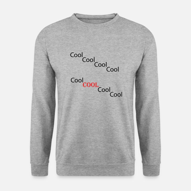 Cool Nr. 1 - Unisex Pullover - Weißgrau meliert