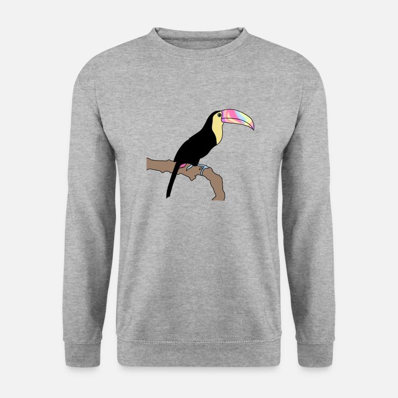 Toucan Tie Dye Version - Unisex Sweatshirt - salt & pepper