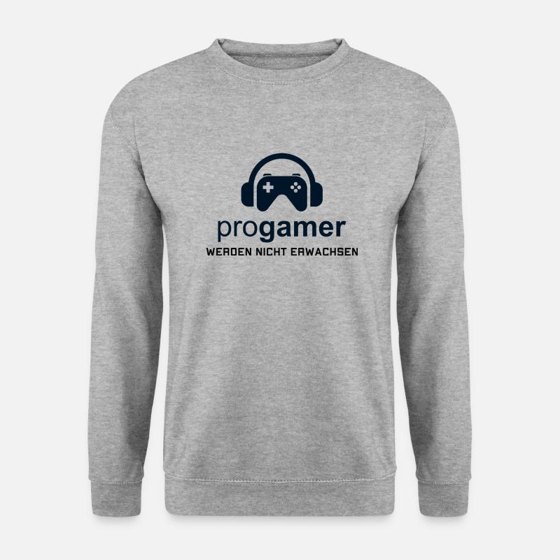 IMG 0343 - Unisex Pullover - Weißgrau meliert