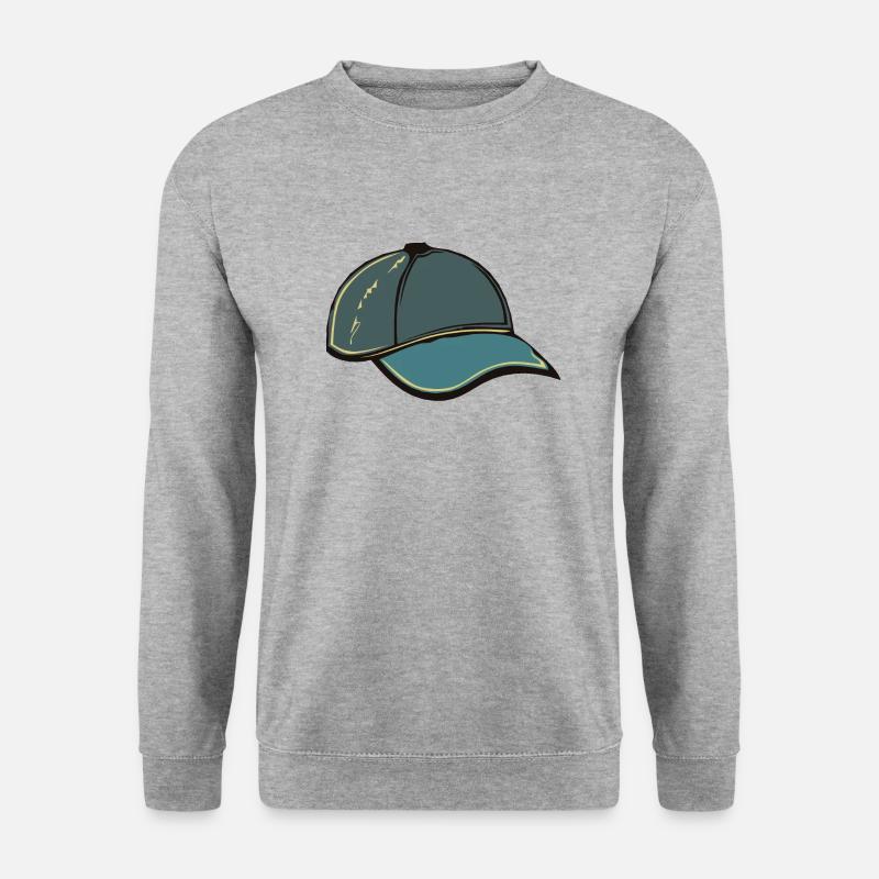Tucker-Kappe 13 A - Unisex Pullover - Weißgrau meliert