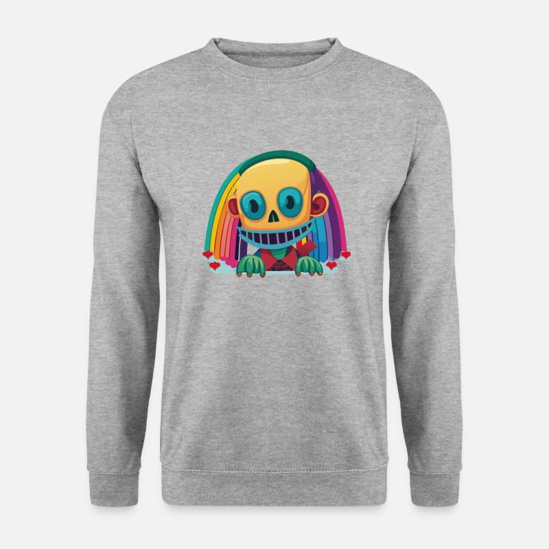Pride Zombie 14 - Unisex Pullover - Weißgrau meliert
