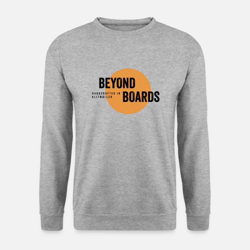 Classic Shaping Orange Logo - Unisex Pullover - Weißgrau meliert