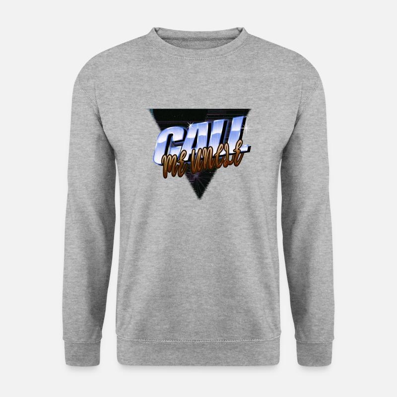 birthday present fun raising children - Unisex Pullover - Weißgrau meliert