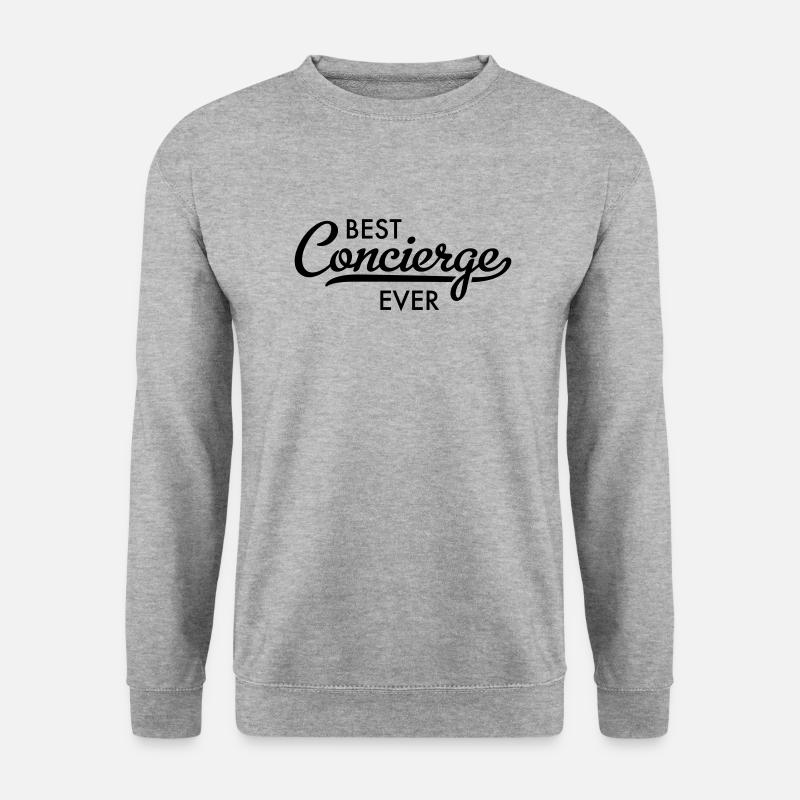 Concierge - Unisex Pullover - Weißgrau meliert