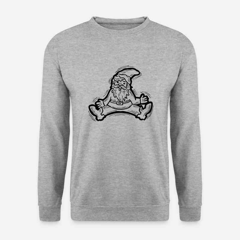 Weihnachtsmann - Unisex Pullover - Weißgrau meliert
