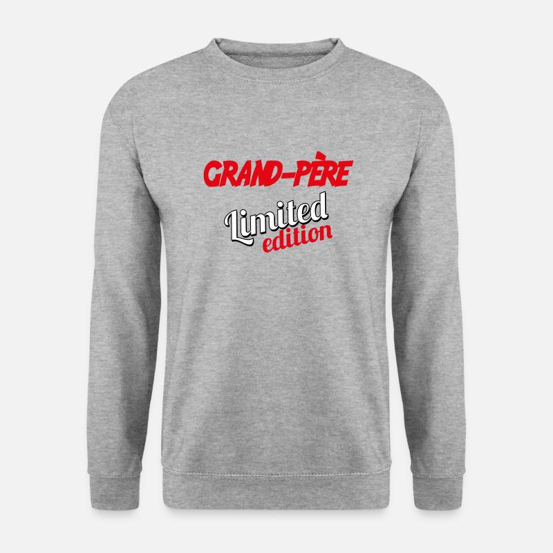 Opa LIMITIERTE AUFLAGE - Unisex Pullover - Weißgrau meliert