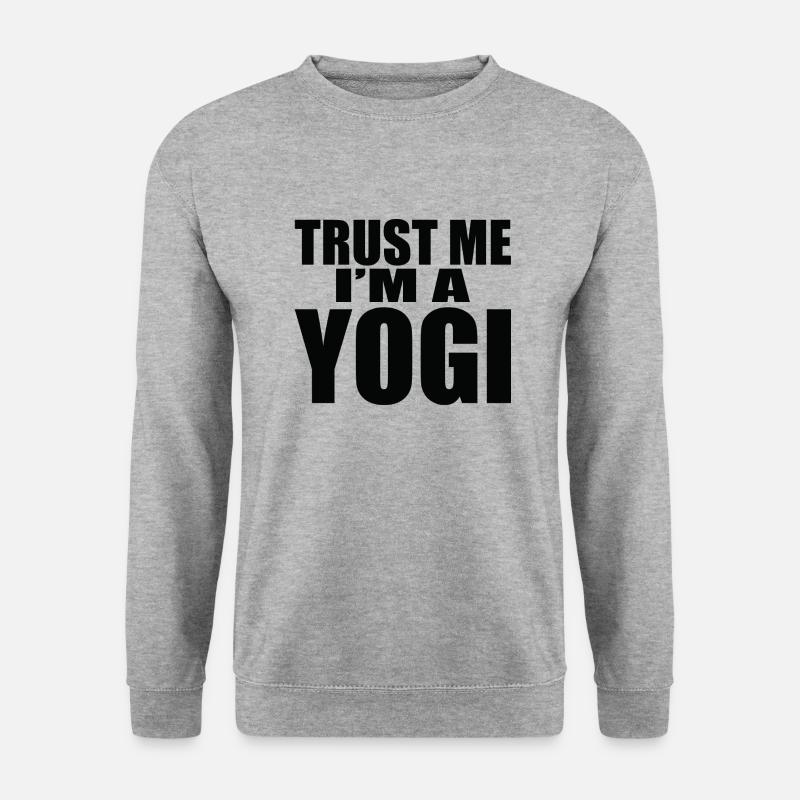 Yoga Meditation Spa Namaste - Unisex Pullover - Weißgrau meliert