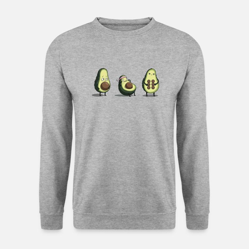 Avocado Body Evolution - Unisex Sweatshirt - salt & pepper