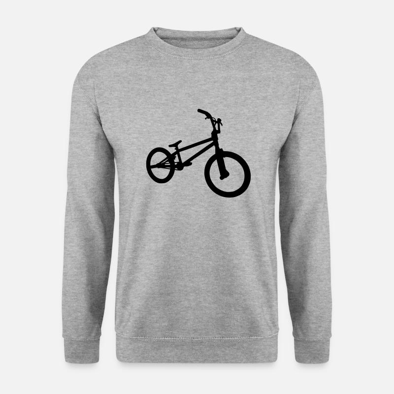 BMX - Unisex Pullover - Weißgrau meliert