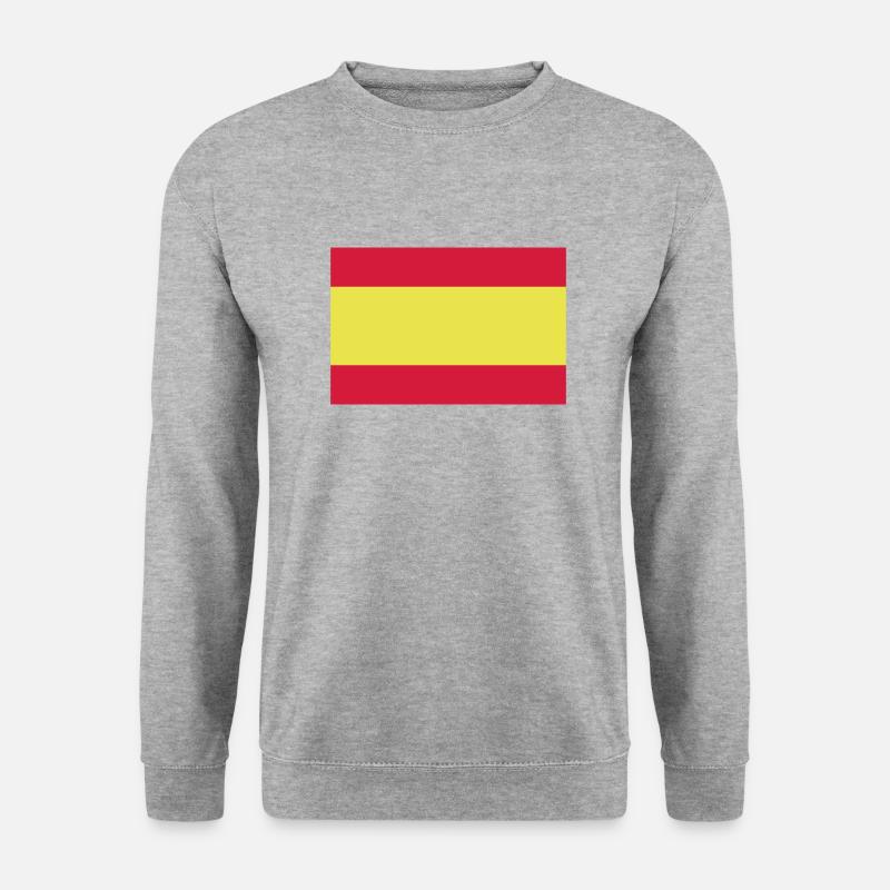 Spanien - Unisex Pullover - Weißgrau meliert