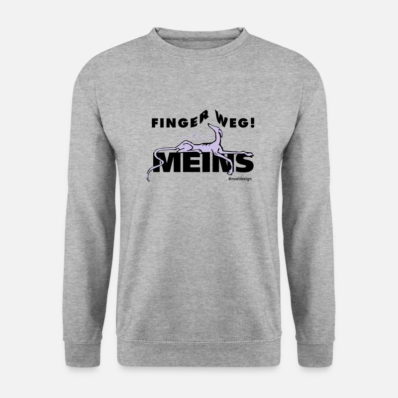 Meins - Unisex Pullover - Weißgrau meliert