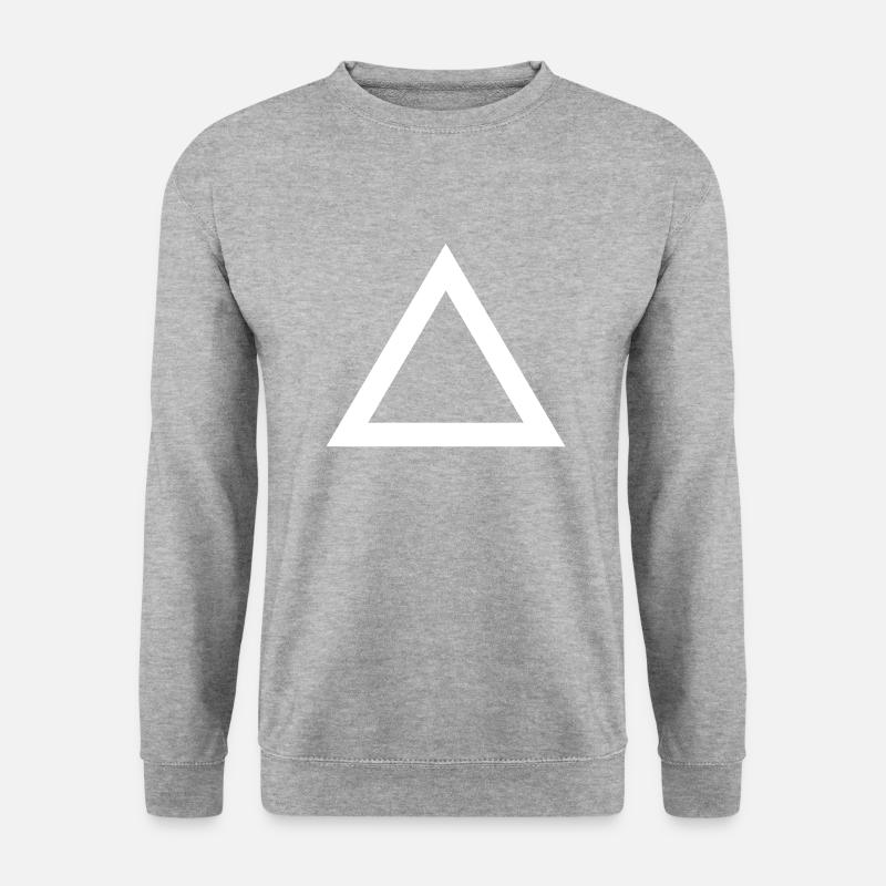 triangle - Unisex Sweatshirt - salt & pepper