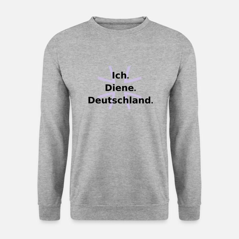 Ich. Diene. Deutschland. - Unisex Sweatshirt - salt & pepper