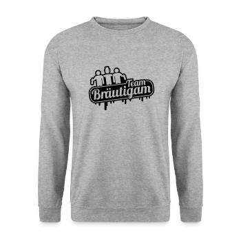 team_braeutigam_ya1 - Unisex Sweatshirt - salt & pepper - Front - Alina (178cm) & Michal (187cm)