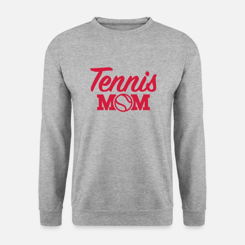 Tennis - Unisex Pullover - Weißgrau meliert