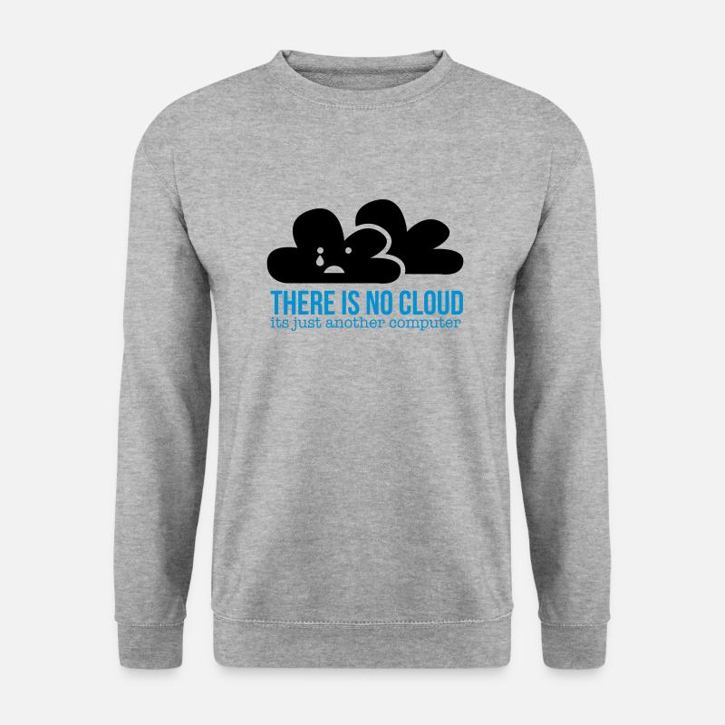 cloud - Unisex Pullover - Weißgrau meliert