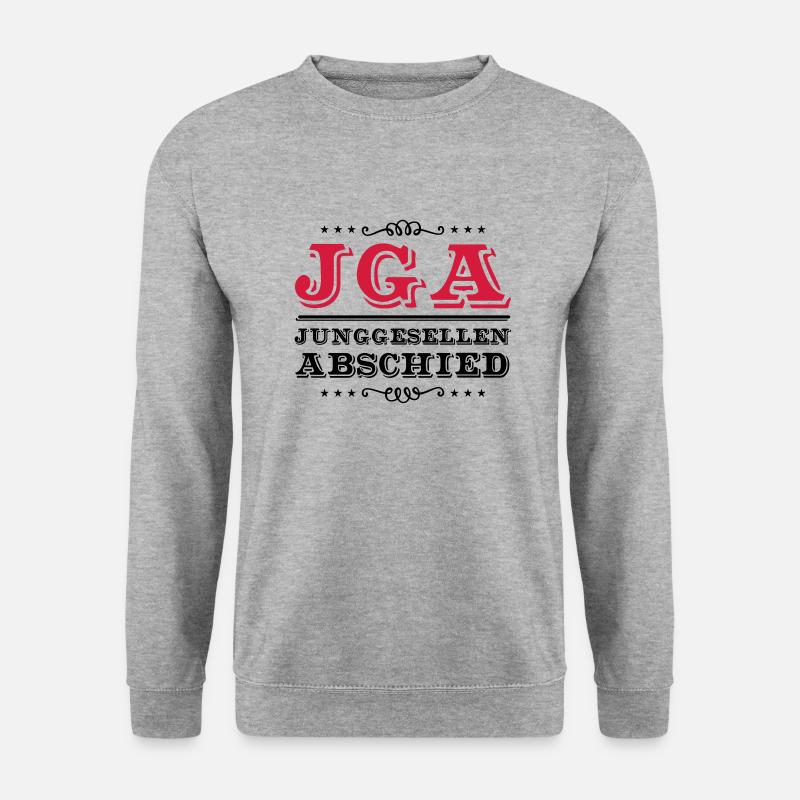 jga junggesellen abschied - Unisex Pullover - Weißgrau meliert