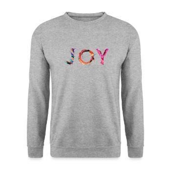 Joy - Sweat-shirt Unisexe - gris chiné - Devant - Alina (178cm) & Michal (187cm)