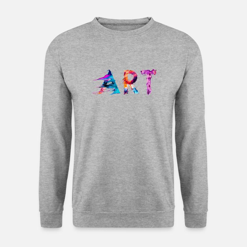Art. 12 - Unisex Pullover - Weißgrau meliert