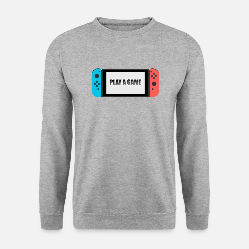 Switch Game - Unisex Pullover - Weißgrau meliert