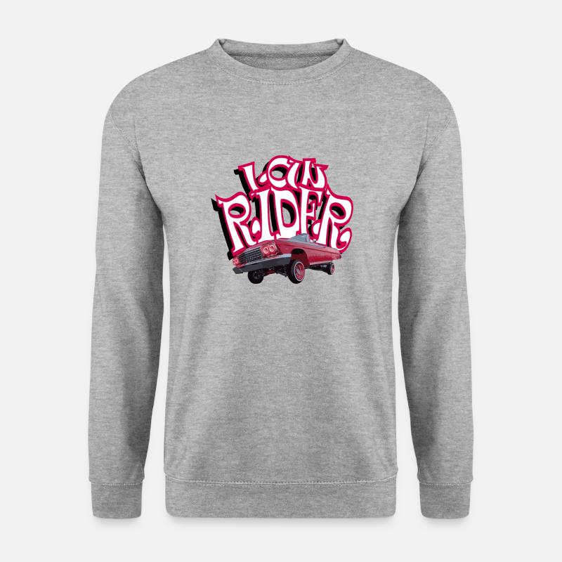 Red Lowrider - Unisex Pullover - Weißgrau meliert