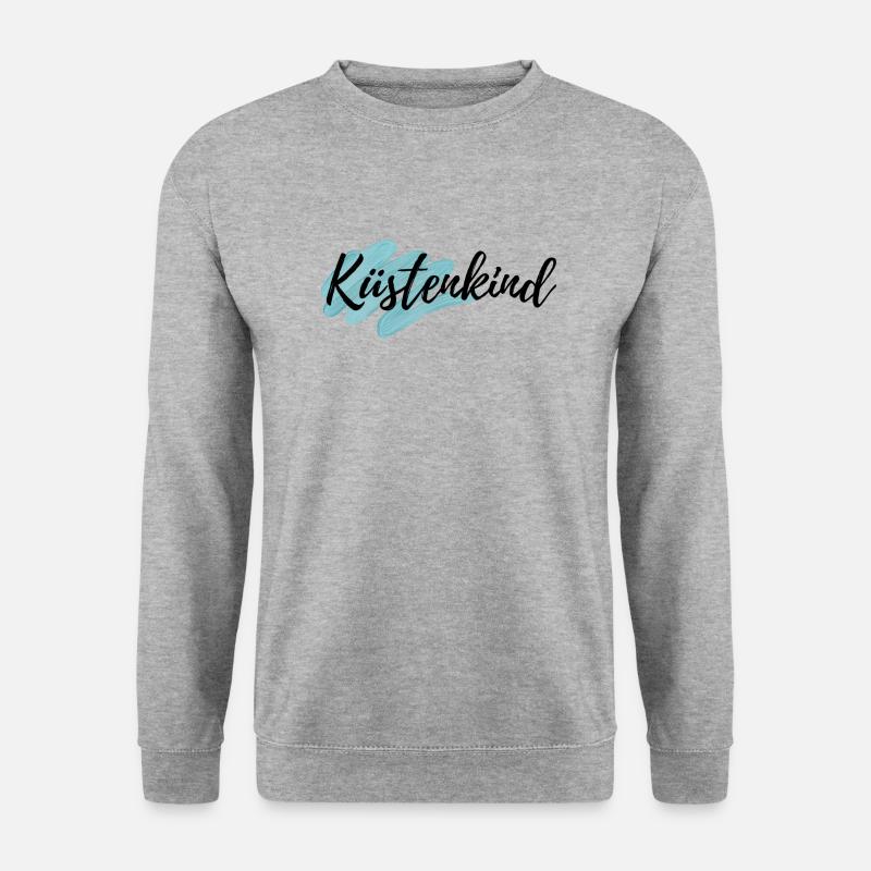 Küstenkind - Unisex Pullover - Weißgrau meliert