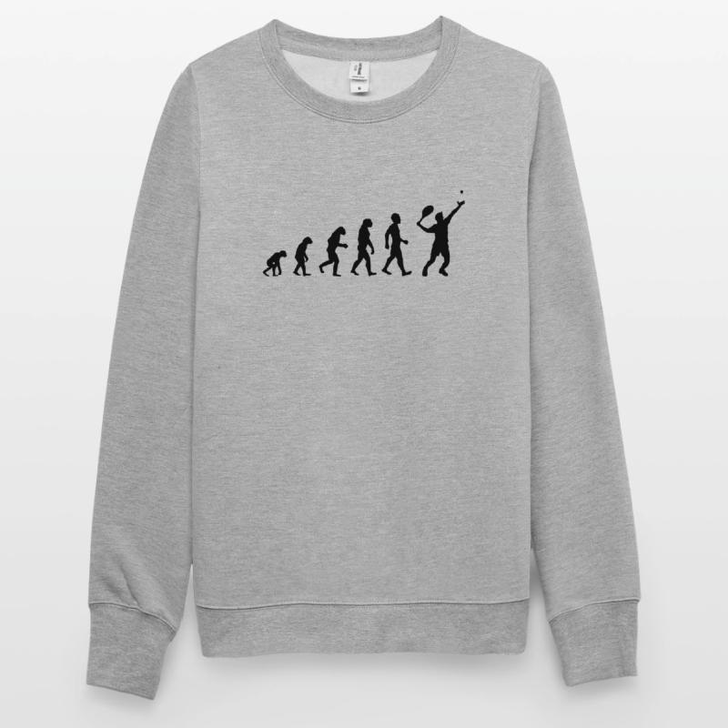 Tennis Evolution Mann Unisex Pullover
