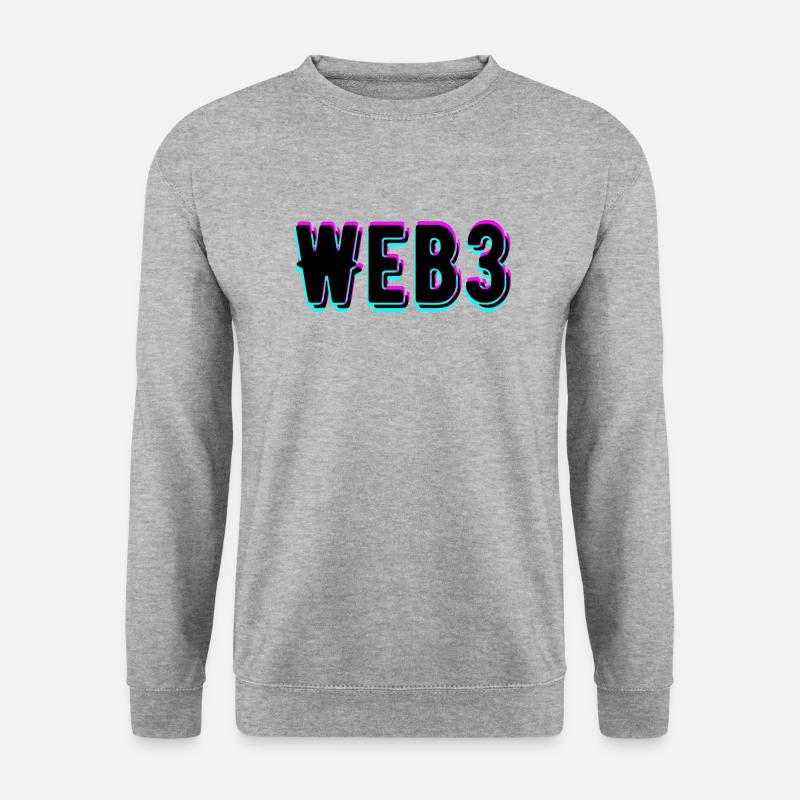 web3 - Unisex Sweatshirt - salt & pepper