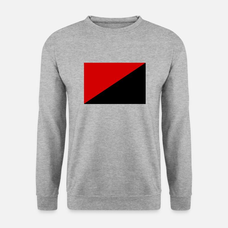 Anarchie - Unisex Pullover - Weißgrau meliert