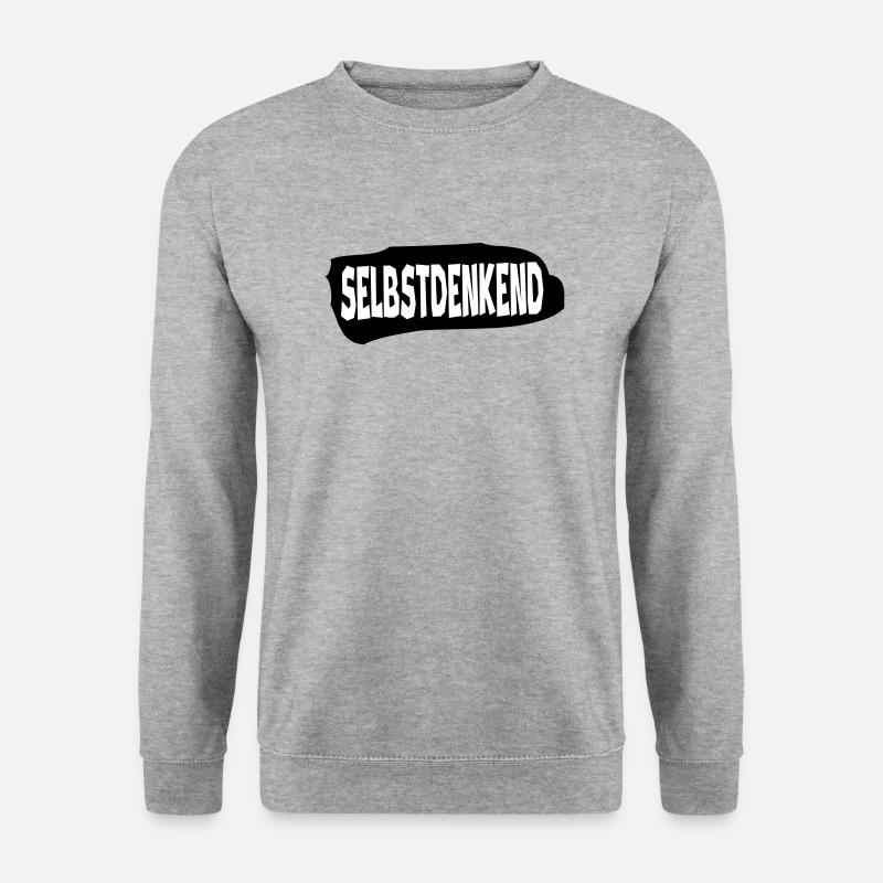 Also anders - Unisex Pullover - Weißgrau meliert