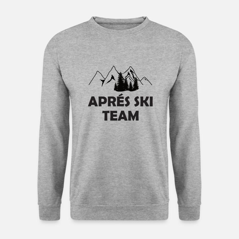 Apres Ski Team - Unisex Pullover - Weißgrau meliert