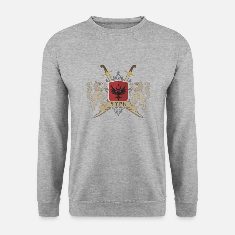 Selcuklu - Unisex Pullover - Weißgrau meliert