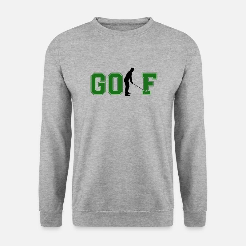 golf 01 - Unisex Pullover - Weißgrau meliert