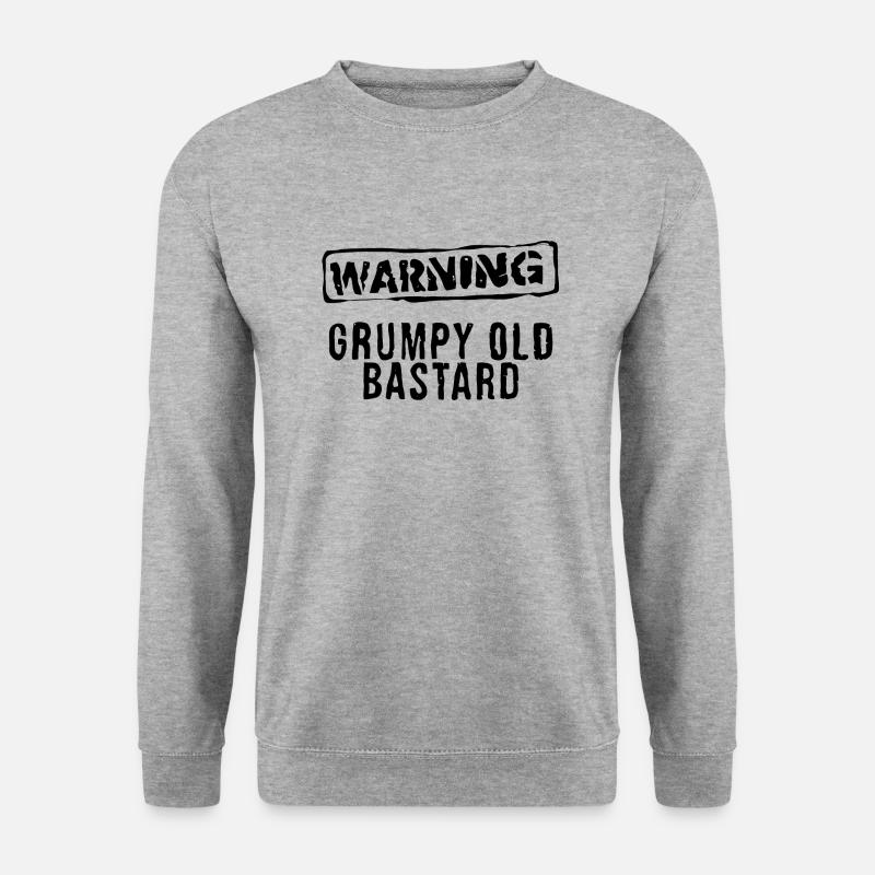 warning - Unisex Pullover - Weißgrau meliert