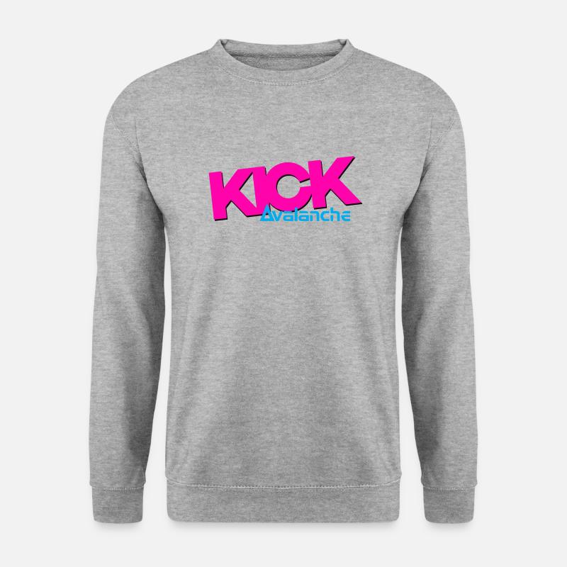 Avalanche de coups de pied - Sweat-shirt Unisexe - gris chiné