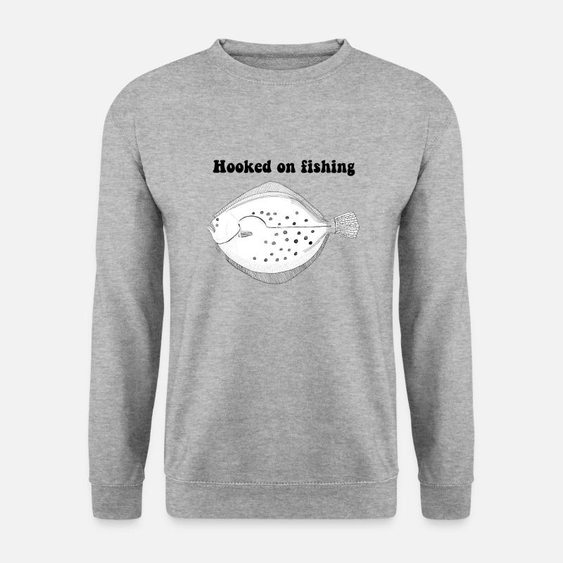Angelsüchtig 2 - Unisex Pullover - Weißgrau meliert