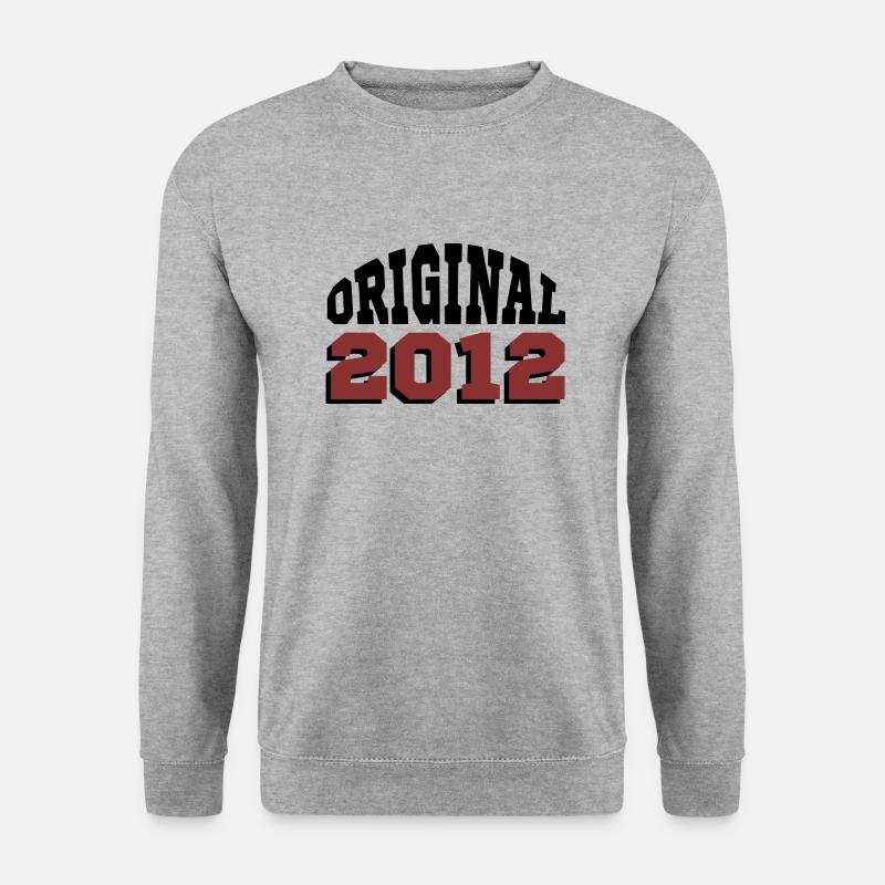 Original 2012 - Unisex Pullover - Weißgrau meliert