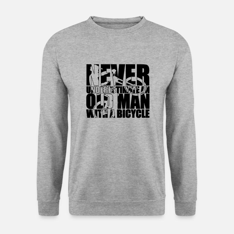 Funny Bicycle Saying - Unisex Sweatshirt - salt & pepper