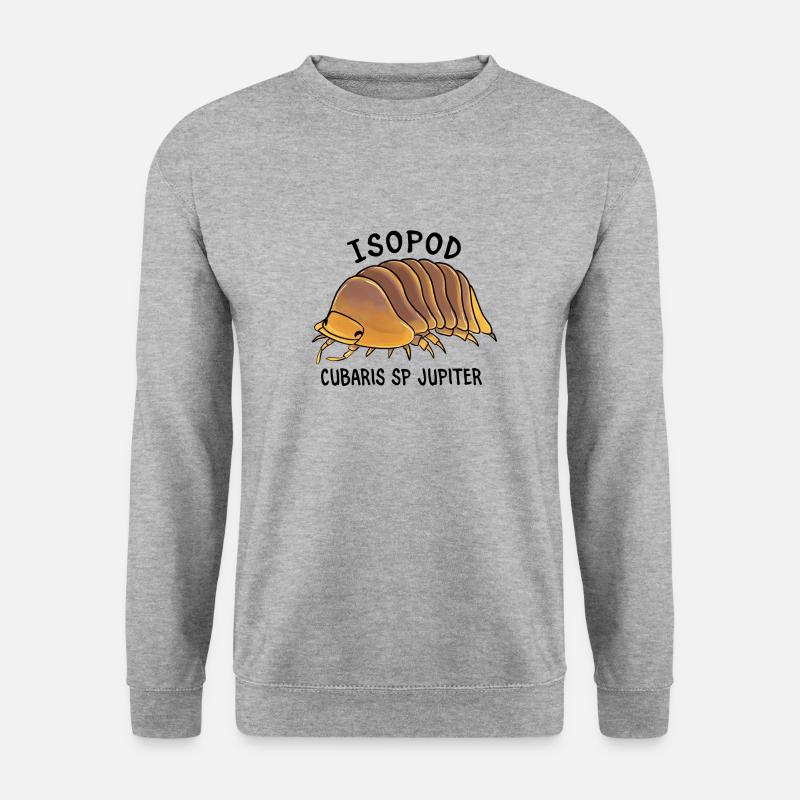 Assel cubaris sp Jupiter - Unisex Pullover - Weißgrau meliert