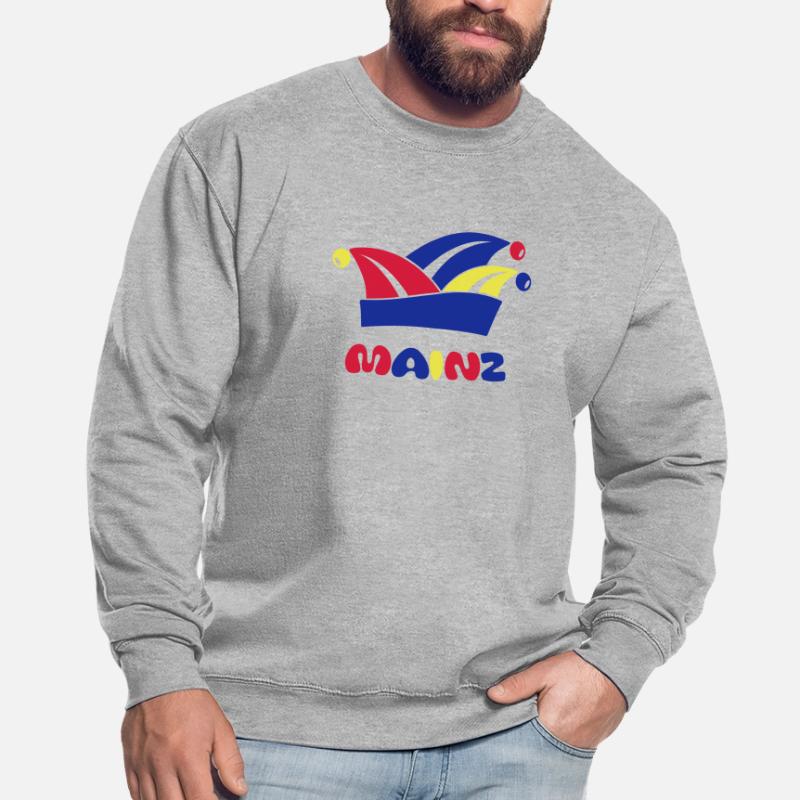 Fasching Narrenkappe Mainz 1, 2 oder 3 Farben Unisex Pullover