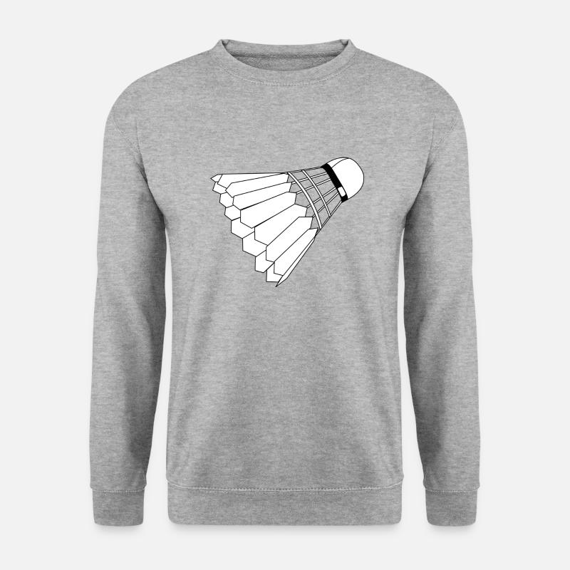Federball - Unisex Pullover - Weißgrau meliert