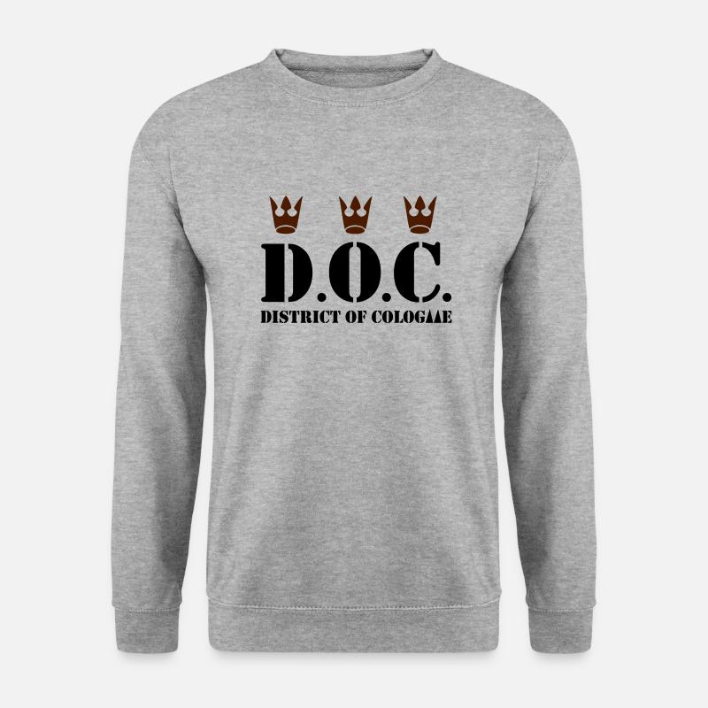D.O.C. - District of Cologne - Unisex Pullover - Weißgrau meliert